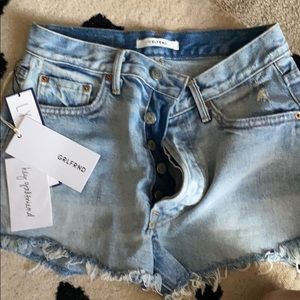 Grlfrnd denim cutoffs